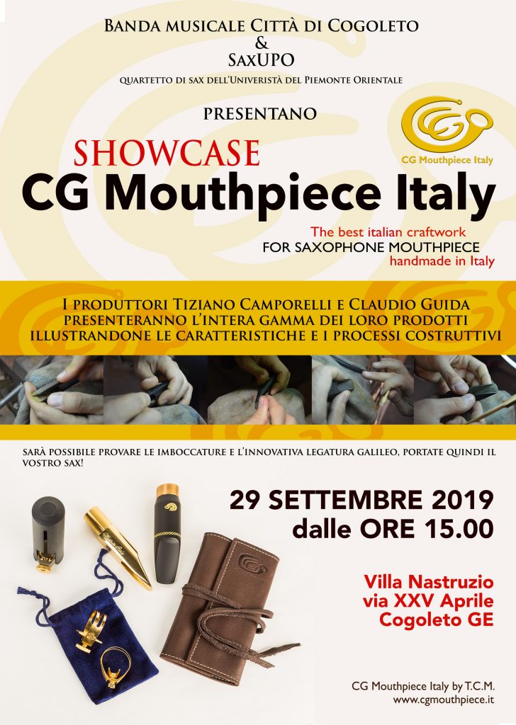 Showcase CG Mouthpiece Italy a Cogoleto GE